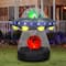 72&#x22; Halloween Inflatable Animated Alien Spacecraft